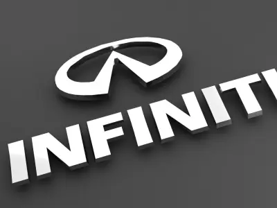 Cars logo set 3D model