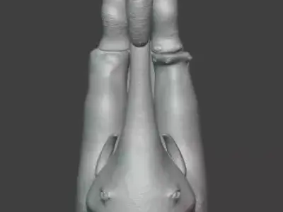 Modern Elephant Sculpture Home Decor 3D print model