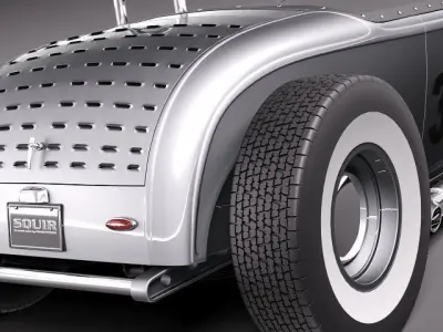 1932 model B hotrod speedracer 3D model