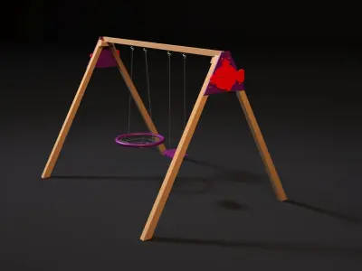 Playgrounds playground set 3D model