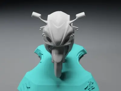 SUZUKI GSX1300R HAYABUSA 2015 3D PRINTABLE MODEL 3D print model