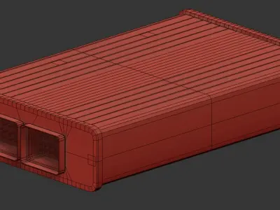Computer Car MoTeC M84 ECU Low-poly 3D model