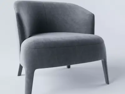 modern arm chair  3D model