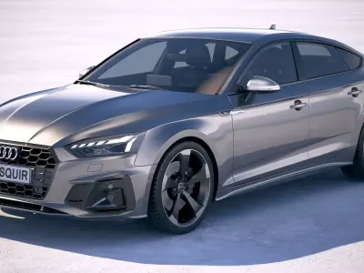 Audi A5 Sportback S-line 2020 3D model