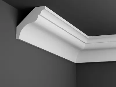 Cornice Moulding Low-poly 3D model