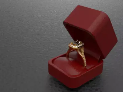 ANILLO PARA MUJER Free 3D print model