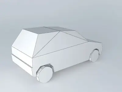 Russian car OKA Free 3D model