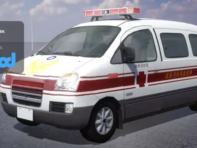 TW Ambulance 002 3D model