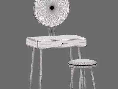La Redoute Dressing Tables Set 3 3D model