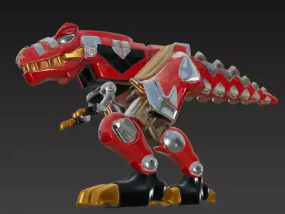 SET COMPLETO POWER RANGERS DINO TRUENO - ABARANGER 3D print model