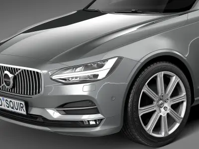 Volvo V90 Estate 2017 3D model