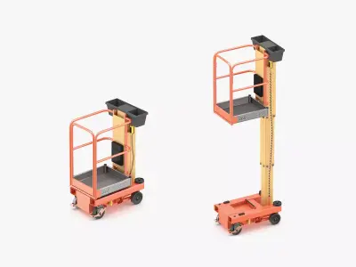 JLG 830P Push Around Mast Liff 3D model