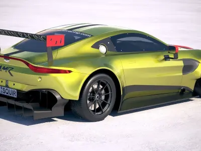 Aston Martin Vantage GTE Racecar  3D model