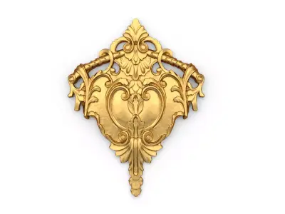 Classic carved decor ornament 482 3D print model