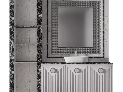 Luxury Bathroom 221 3D model