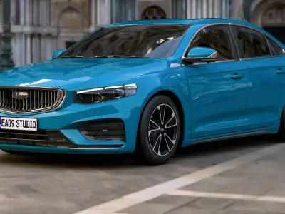  2022 Geely Preface 3D model