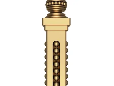 Classic Baluster 03 Low-poly 3D model