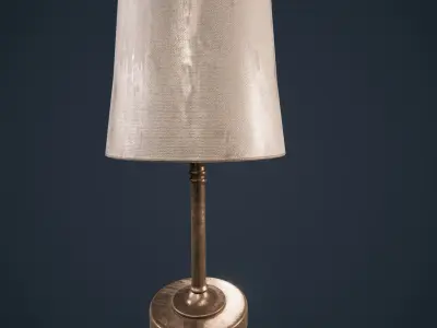Table Lamp Antique HDRP  Low-poly 3D model
