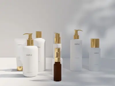 Luxury Cosmetic Set 3D model