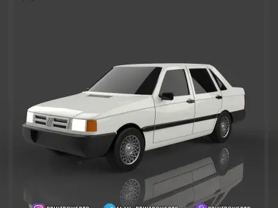 Fiat Duna for 3D printing 3D print model