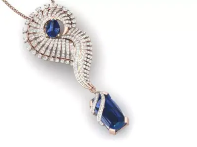 pendant for women 3D print model