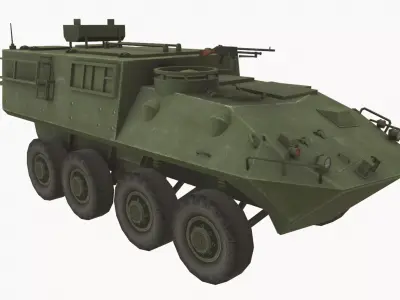 LAV Bison Low-poly 3D model