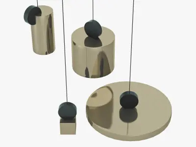 Cale pendant light 3D model