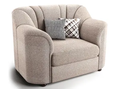 Luxurious Relaxation Chair FSo001B 3D model