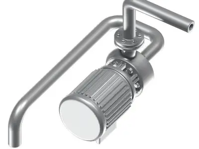 Kids Engineering - Classic Borewell Pump 3D print model