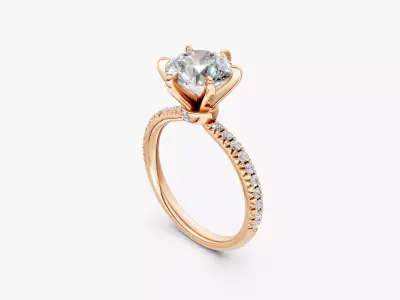 ENGAGMENT RING-RJ044 3D print model