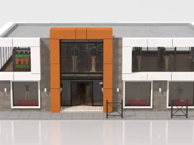 Clothing Store 3D model