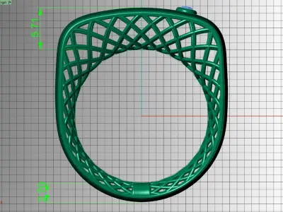 Luxury women ring 3D print model