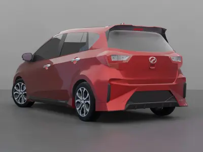 Perodua Myvi D51A Facelift 2021 3D model