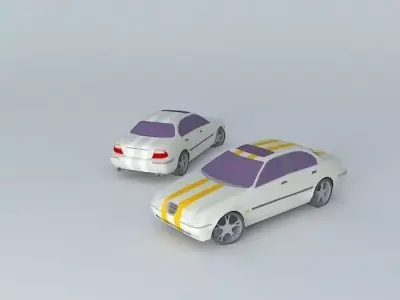 modified Jaguar s-type Free 3D model
