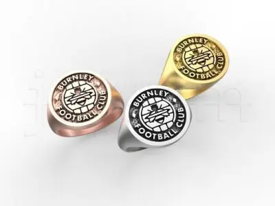 Burnley FC Ring England Football Fan  3D print model
