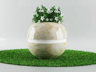 garden plants Free low-poly 3D model