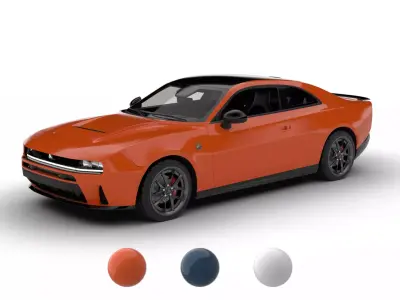 Dodge Charger Scat Pack SIXPACK 2026 3d model 3D model