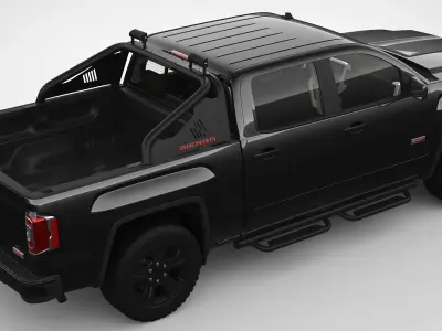 2017 GMC Sierra 1500 Crew Cab All Terrain X 3D model