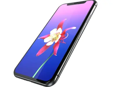 Apple iPhone X - iPhone 10 - Space Gray 3D model