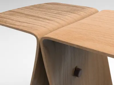 Riel Side Table 3D model