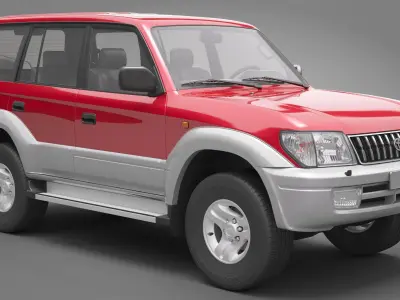 Toyota Land Cruiser Prado 1999 3D model