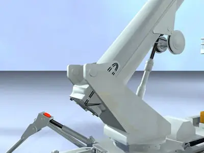 Wheeled Spider Platform 3D model