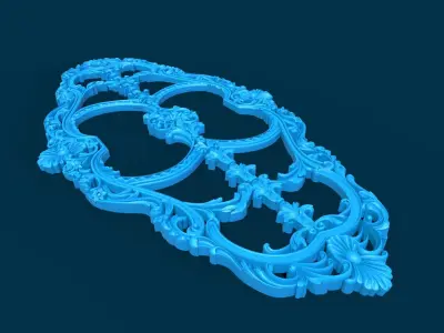 mirror frame 3D model