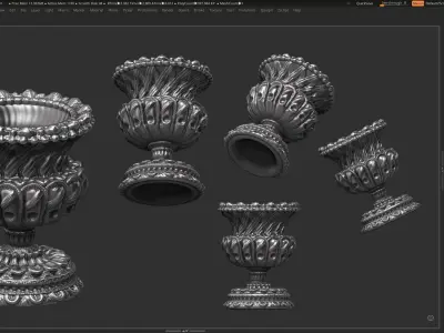 classic vase 3d print model 01 3D print model