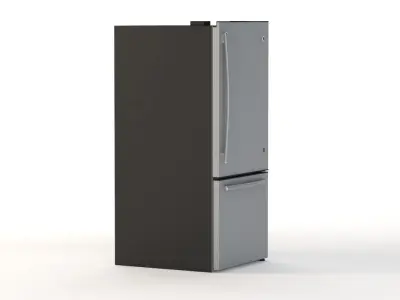 General Electric Energy Star Bottom Freezer Refrigerator 3D model