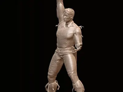 Zagor Dynamic Heroic Figure  3D Printable Collectible Statue 3D print model