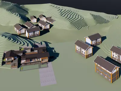 Village Activity 3D model