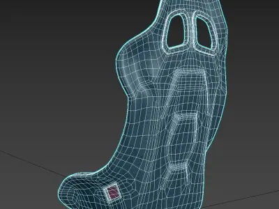 Racer Seat 3D model