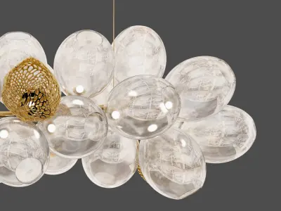 Chanceux Chandelier Horizontal-1 3D model