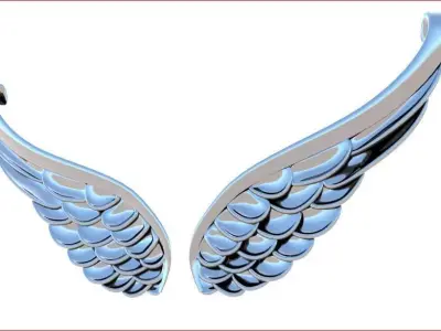 Angel Wings Jewel 3D model